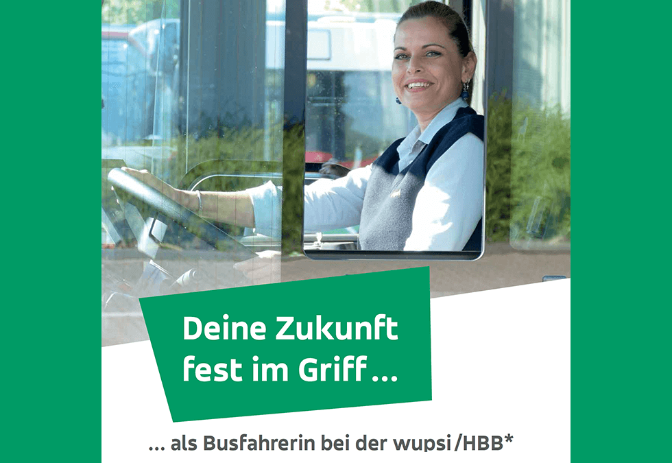Busfahrerin bei der wupsi - Beruflicher Wiedereinstieg